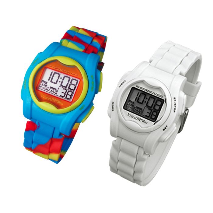 VibraLite mini børneur med silikonerem