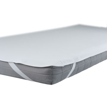 Vandtæt bomuldslagen m. elastik 90x200 cm