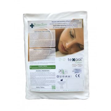 Texaal® Bomuld Støvmidebetræk til dobbelt topmadras