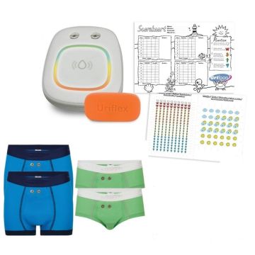 Trådløs Enuresis Alarm med 2 stk. underbukser
